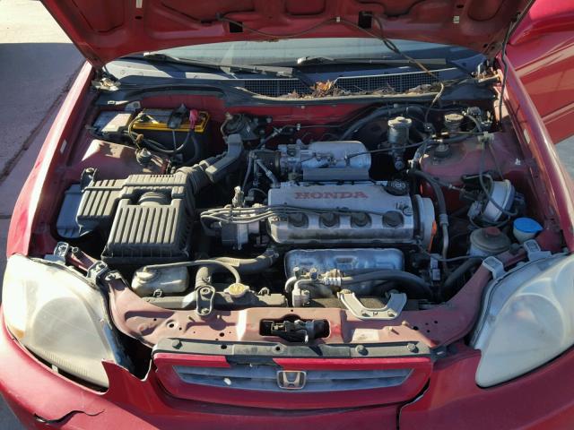 1HGEJ8146WL094638 - 1998 HONDA CIVIC EX წითელი ფოტო 7