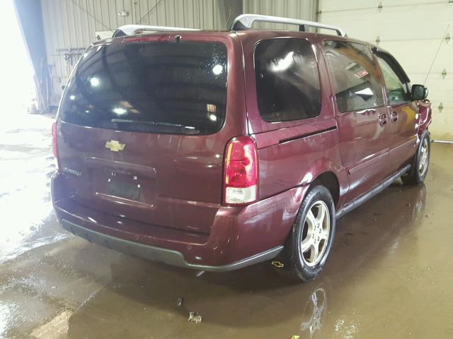 1GNDV33L76D154644 - 2006 CHEVROLET UPLANDER L BURGUNDY photo 4