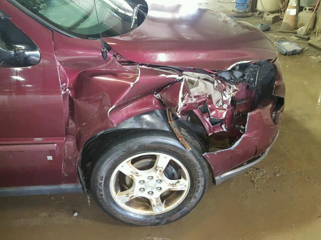 1GNDV33L76D154644 - 2006 CHEVROLET UPLANDER L 勃艮第红 照片 9