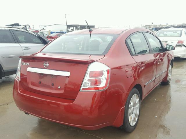 3N1AB6AP4BL656899 - 2011 NISSAN SENTRA 2.0 RED photo 4