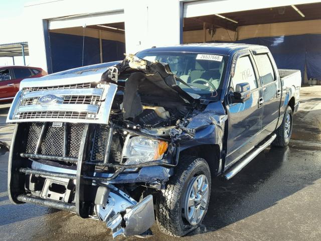 1FTFW1EF5DKD47944 - 2013 FORD F150 SUPER BLUE photo 2