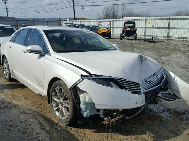 3LN6L2J91ER819127 - 2014 LINCOLN MKZ WHITE photo 1