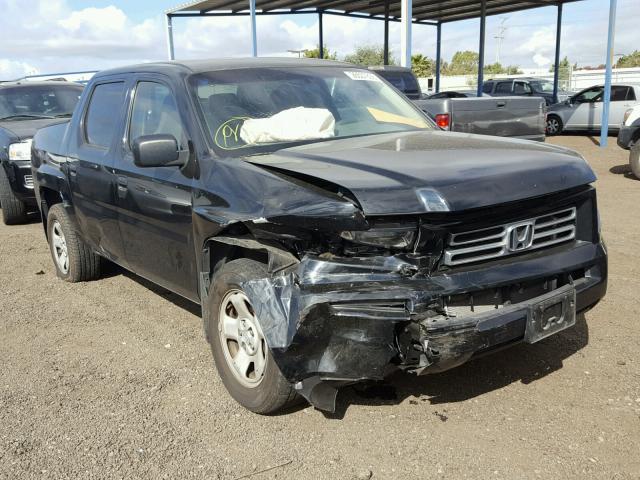 2HJYK16216H558936 - 2006 HONDA RIDGELINE BLACK photo 1