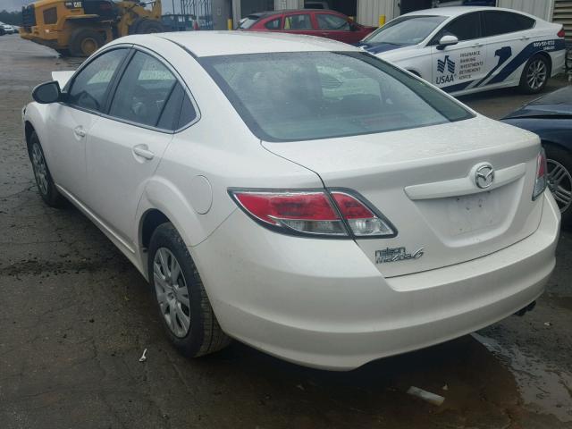 1YVHZ8BH8C5M21525 - 2012 MAZDA 6 I WHITE photo 3