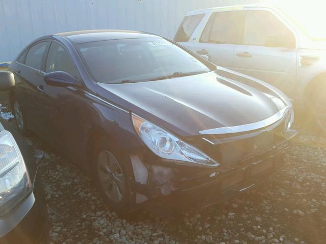 5NPEB4AC7EH822885 - 2014 HYUNDAI SONATA GLS BLUE photo 1