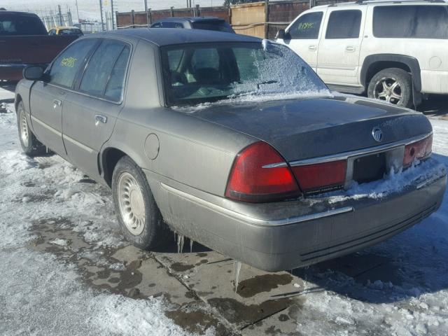 2MEFM75W6YX637426 - 2000 MERCURY GRAND MARQ GRAY photo 3