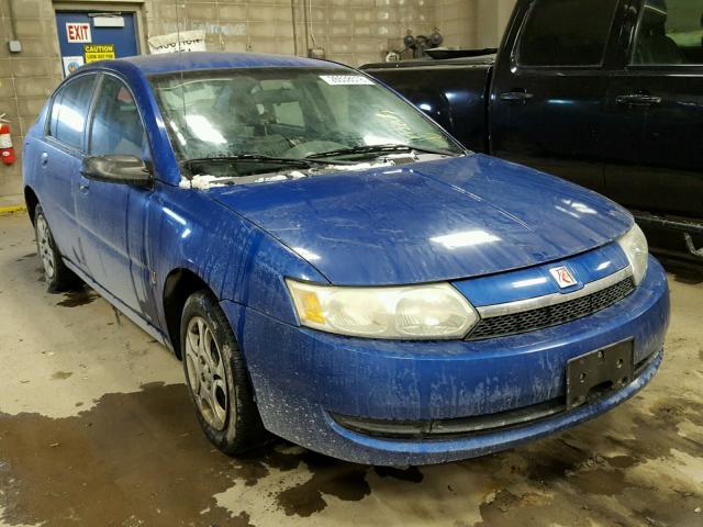 1G8AJ52F34Z113095 - 2004 SATURN ION LEVEL BLUE photo 1