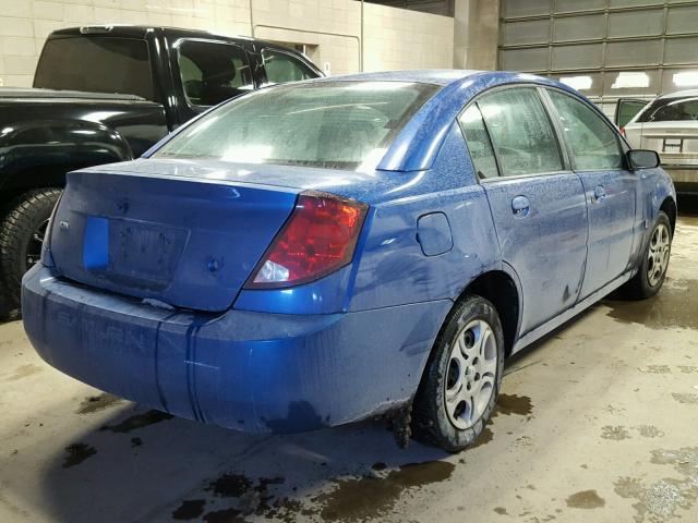 1G8AJ52F34Z113095 - 2004 SATURN ION LEVEL 蓝色 照片 4