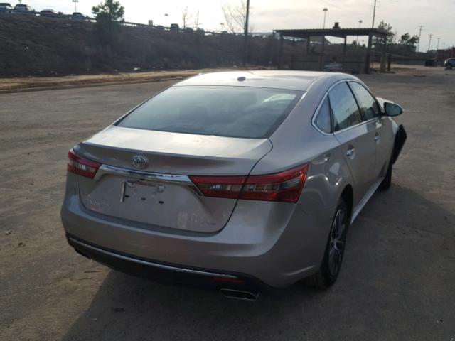4T1BK1EB4JU276237 - 2018 TOYOTA AVALON XLE TAN photo 4