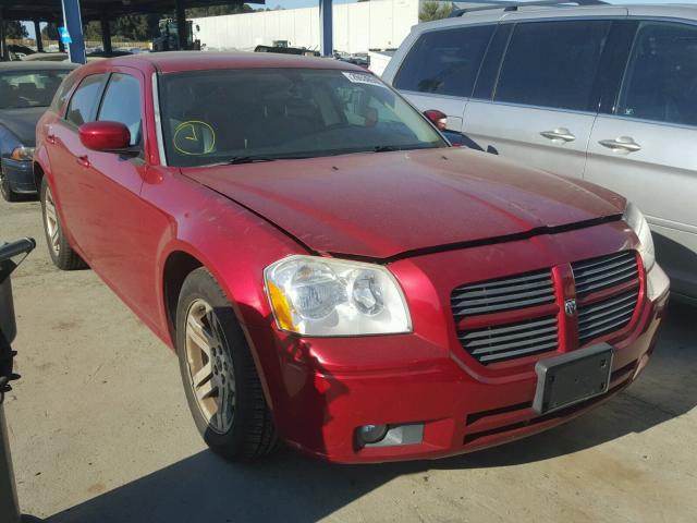 2D8GV57286H280213 - 2006 DODGE MAGNUM R/T RED photo 1