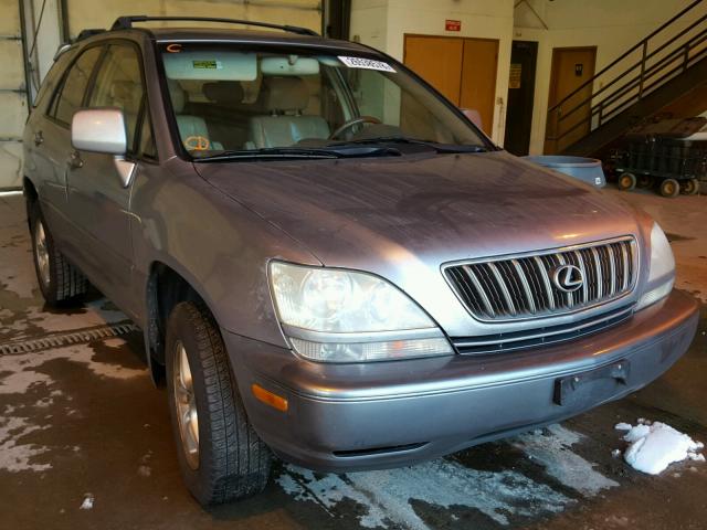 JTJGF10U220120484 - 2002 LEXUS RX 300 BLUE photo 1