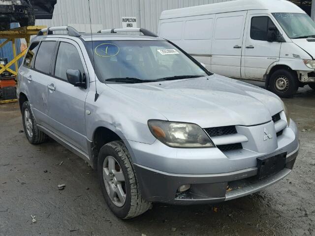 JA4LZ41F84U052353 - 2004 MITSUBISHI OUTLANDER SILVER photo 1