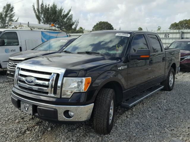 1FTEW1CM6BFD03390 - 2011 FORD F150 SUPER BLACK photo 2