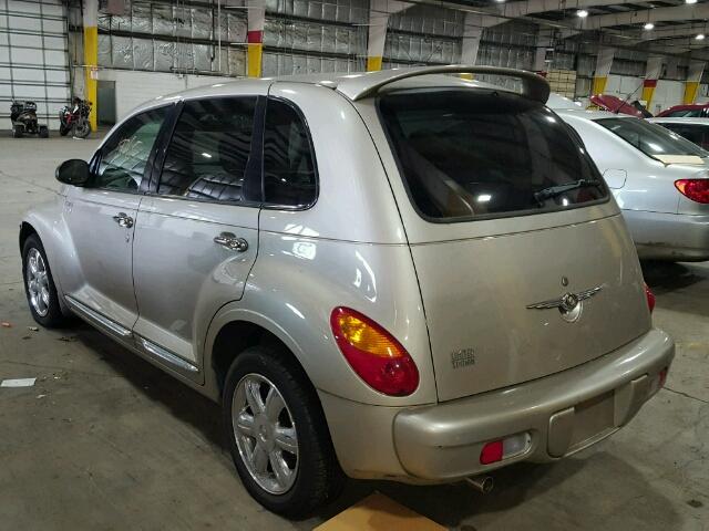 3C8FY68B85T547084 - 2005 CHRYSLER PT CRUISER GOLD photo 3