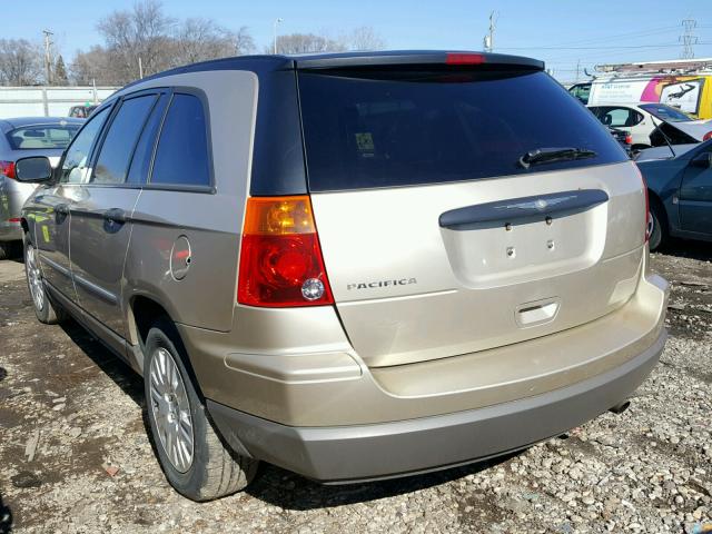 2A4GM48486R801107 - 2006 CHRYSLER PACIFICA GOLD photo 3