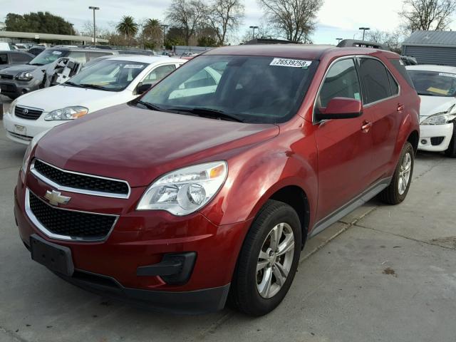 2CNALDEW5A6381266 - 2010 CHEVROLET EQUINOX LT RED photo 2