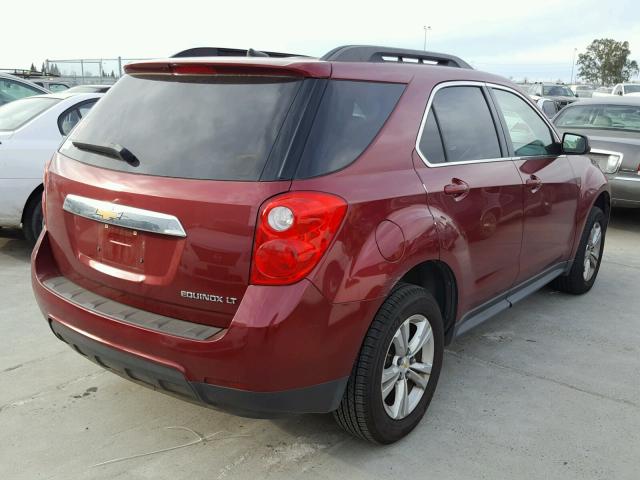 2CNALDEW5A6381266 - 2010 CHEVROLET EQUINOX LT RED photo 4