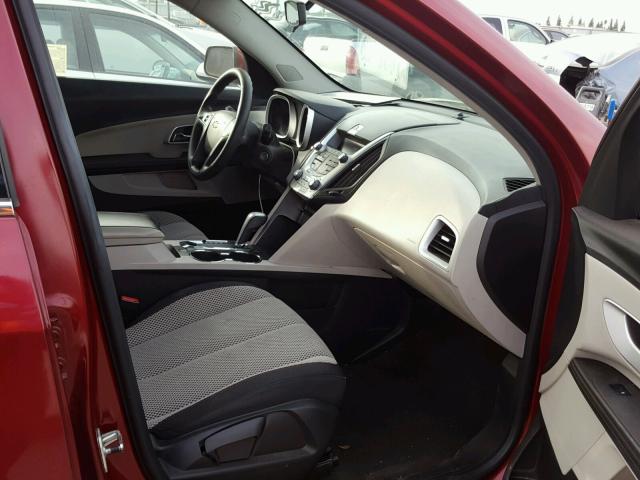 2CNALDEW5A6381266 - 2010 CHEVROLET EQUINOX LT RED photo 5