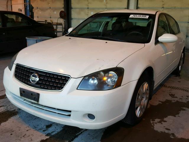 1N4AL11D66N443404 - 2006 NISSAN ALTIMA S WHITE photo 2