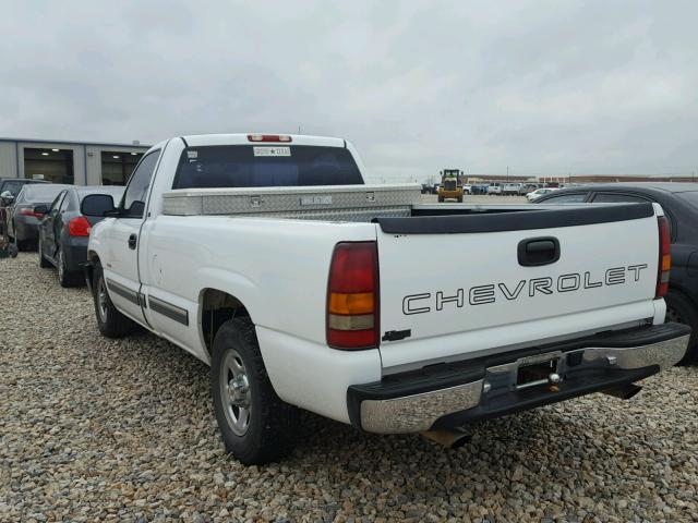 1GCEC14W9YE154643 - 2000 CHEVROLET SILVERADO WHITE photo 3