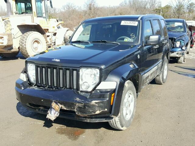 1J4PN2GK5BW565387 - 2011 JEEP LIBERTY SP BLACK photo 2