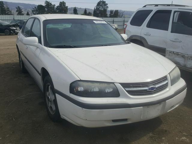 2G1WF52EX39210185 - 2003 CHEVROLET IMPALA WHITE photo 1