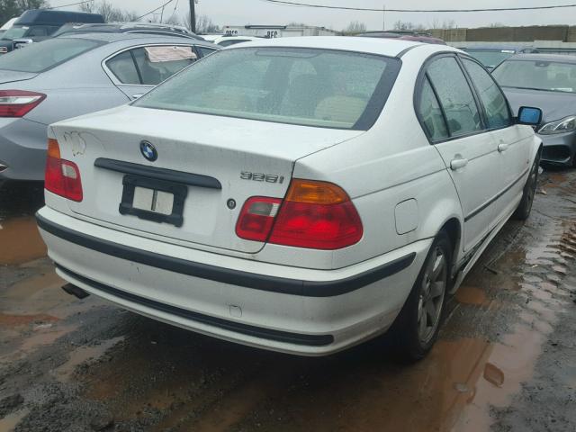 WBAAV33401FU86584 - 2001 BMW 325 I WHITE photo 4