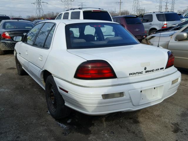 1G2NE55M6SC725365 - 1995 PONTIAC GRAND AM S WHITE photo 3