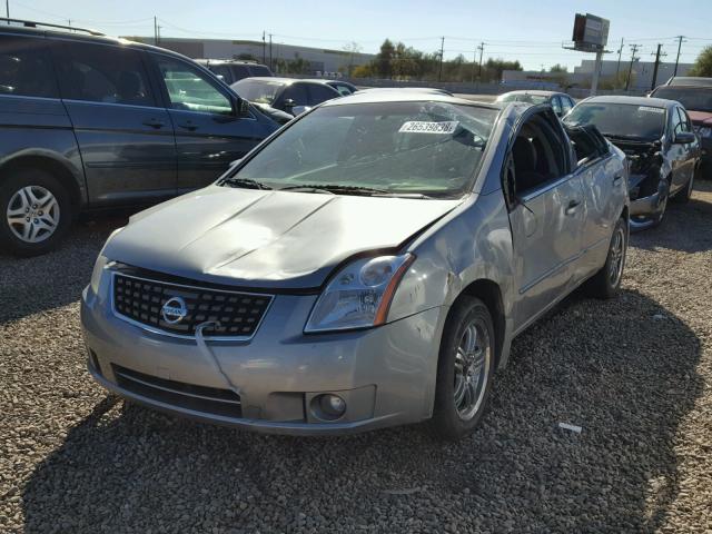 3N1AB61E58L609050 - 2008 NISSAN SENTRA 2.0 GRAY photo 2