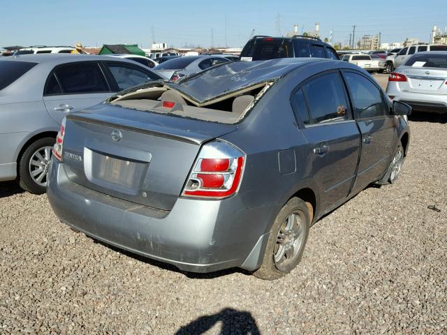 3N1AB61E58L609050 - 2008 NISSAN SENTRA 2.0 GRAY photo 4