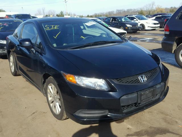 2HGFG3B80CH521456 - 2012 HONDA CIVIC EX BLACK photo 1