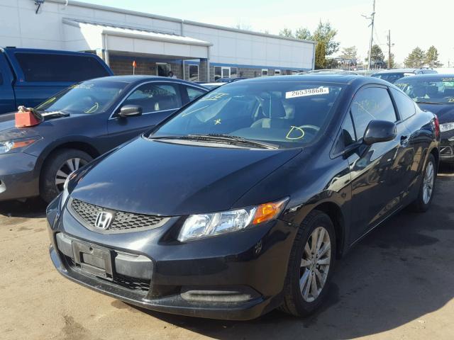 2HGFG3B80CH521456 - 2012 HONDA CIVIC EX შავი ფოტო 2