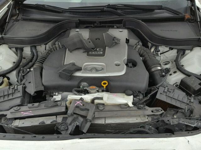 JNKCV61E29M010206 - 2009 INFINITI G37 BASE WHITE photo 7