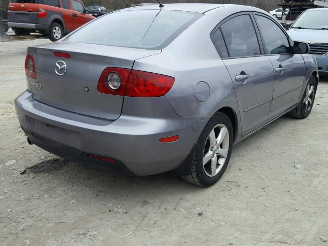 JM1BK12F961462408 - 2006 MAZDA 3 I GRAY photo 4