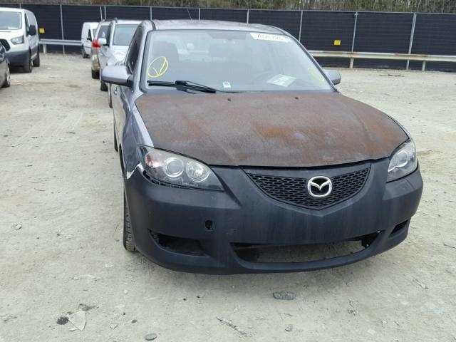 JM1BK12F961462408 - 2006 MAZDA 3 I GRAY photo 9