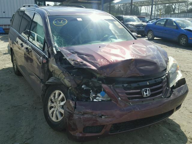 5FNRL38738B109437 - 2008 HONDA ODYSSEY EX RED photo 1