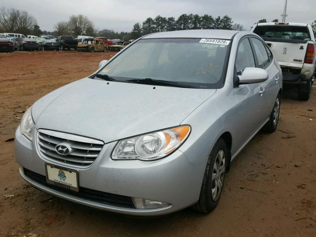 KMHDU4AD0AU081148 - 2010 HYUNDAI ELANTRA BL SILVER photo 2