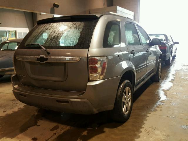 2CNDL13FX66175138 - 2006 CHEVROLET EQUINOX LS GRAY photo 4