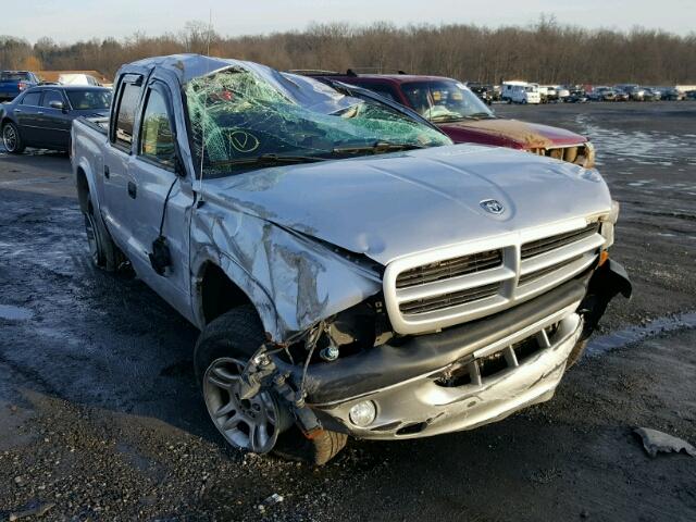 1D7HG38N43S178153 - 2003 DODGE DAKOTA QUA SILVER photo 1