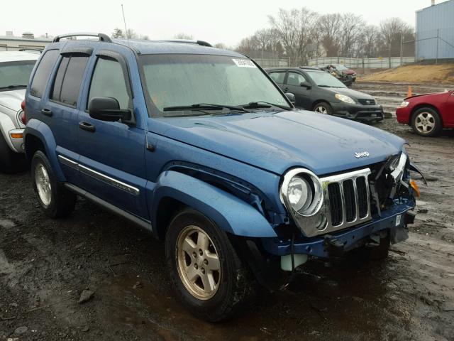 1J4GL58K06W266983 - 2006 JEEP LIBERTY LI BLUE photo 1