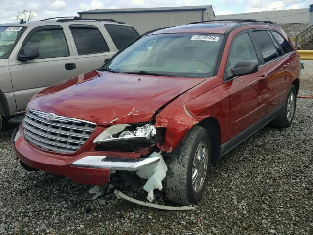 2C8GF68425R433919 - 2005 CHRYSLER PACIFICA T RED photo 2