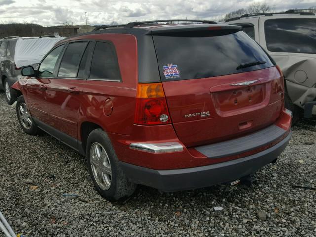 2C8GF68425R433919 - 2005 CHRYSLER PACIFICA T RED photo 3