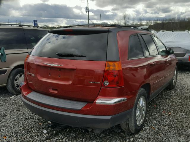 2C8GF68425R433919 - 2005 CHRYSLER PACIFICA T RED photo 4