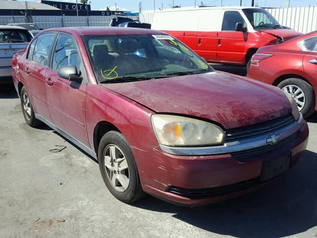1G1ZT54825F220068 - 2005 CHEVROLET MALIBU LS MAROON photo 1