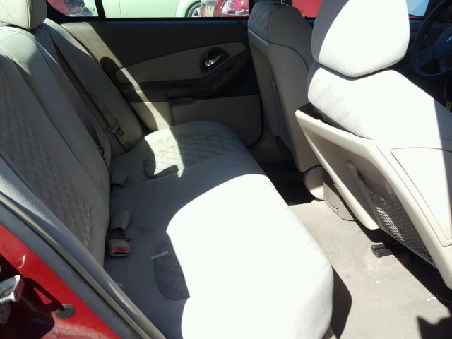 1G1ZT54825F220068 - 2005 CHEVROLET MALIBU LS MAROON photo 6