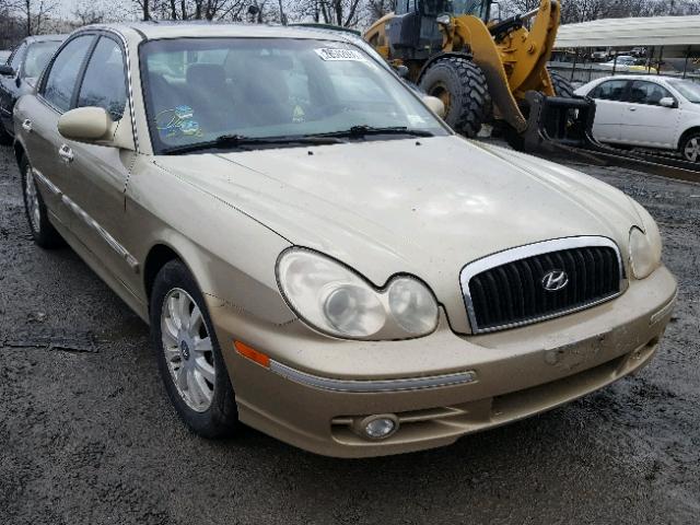 KMHWF35H12A590176 - 2002 HYUNDAI SONATA GLS GOLD photo 1