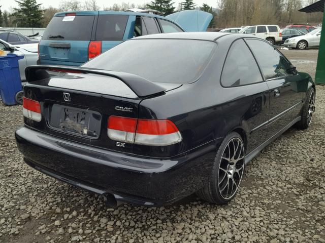 1HGEJ8147XL085691 - 1999 HONDA CIVIC EX BLACK photo 4