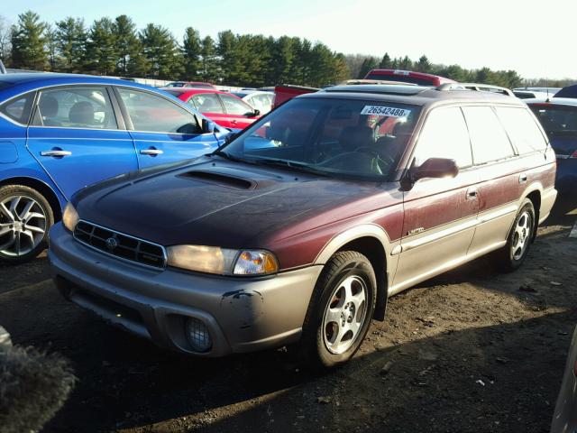 4S3BG6855X7622487 - 1999 SUBARU LEGACY OUT PURPLE photo 2