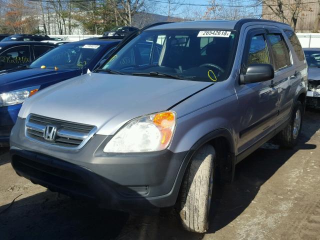 SHSRD78844U238447 - 2004 HONDA CR-V EX SILVER photo 2