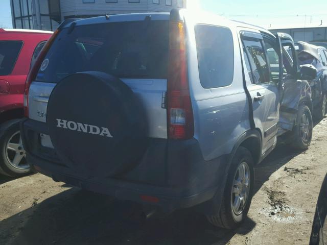 SHSRD78844U238447 - 2004 HONDA CR-V EX SILVER photo 4